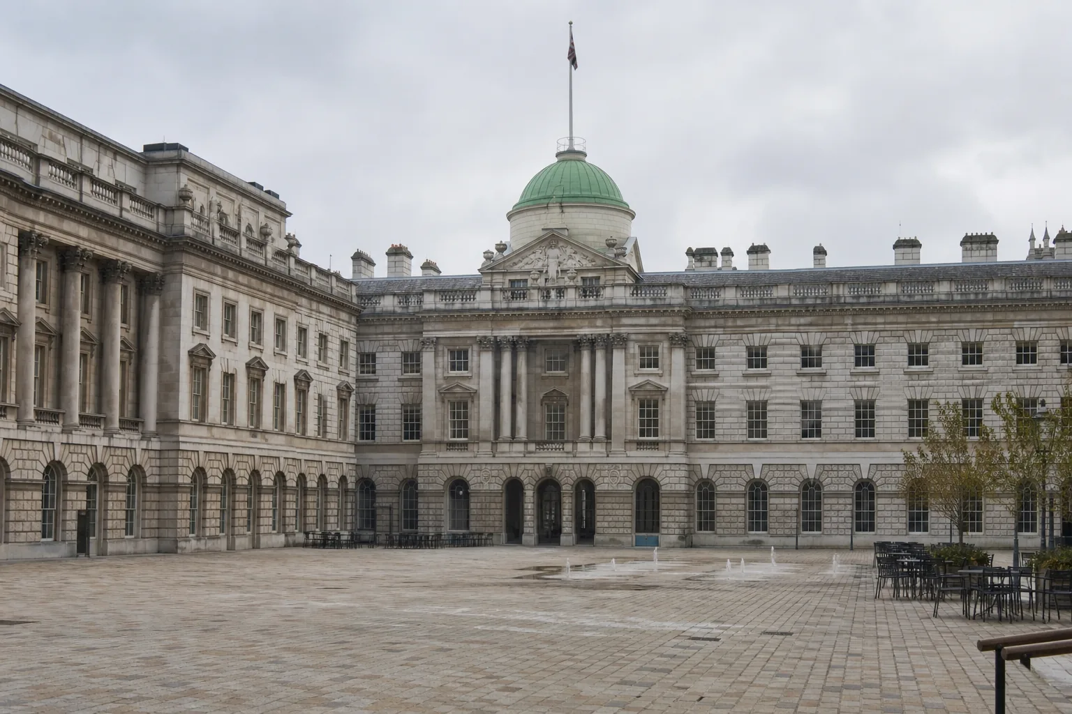 Somerset House courtyard arcades