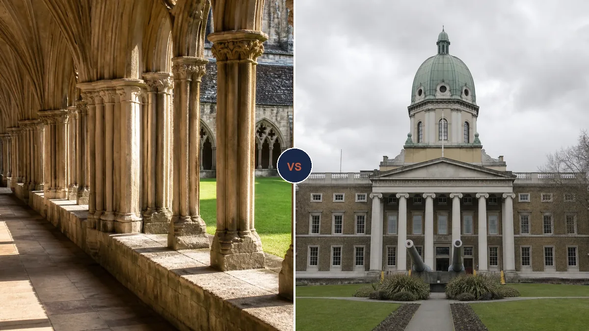 Abbey hour vs Imperial War Museum