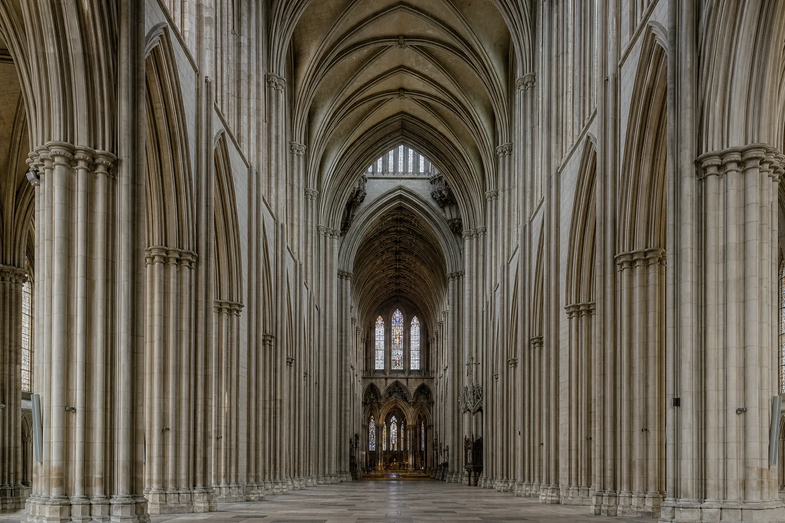 Nave before the fan
